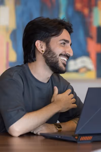 Emilio Laiso smilling