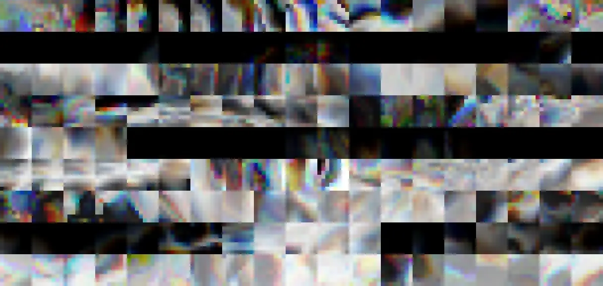 Slice of the BC7 compressed voxel data texture