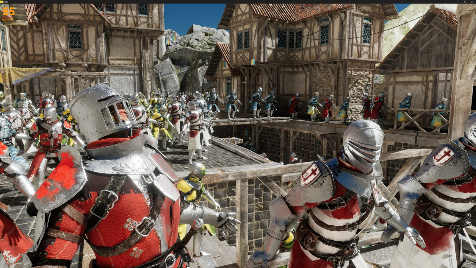 A crowd in the Breda framework from our GDC demo